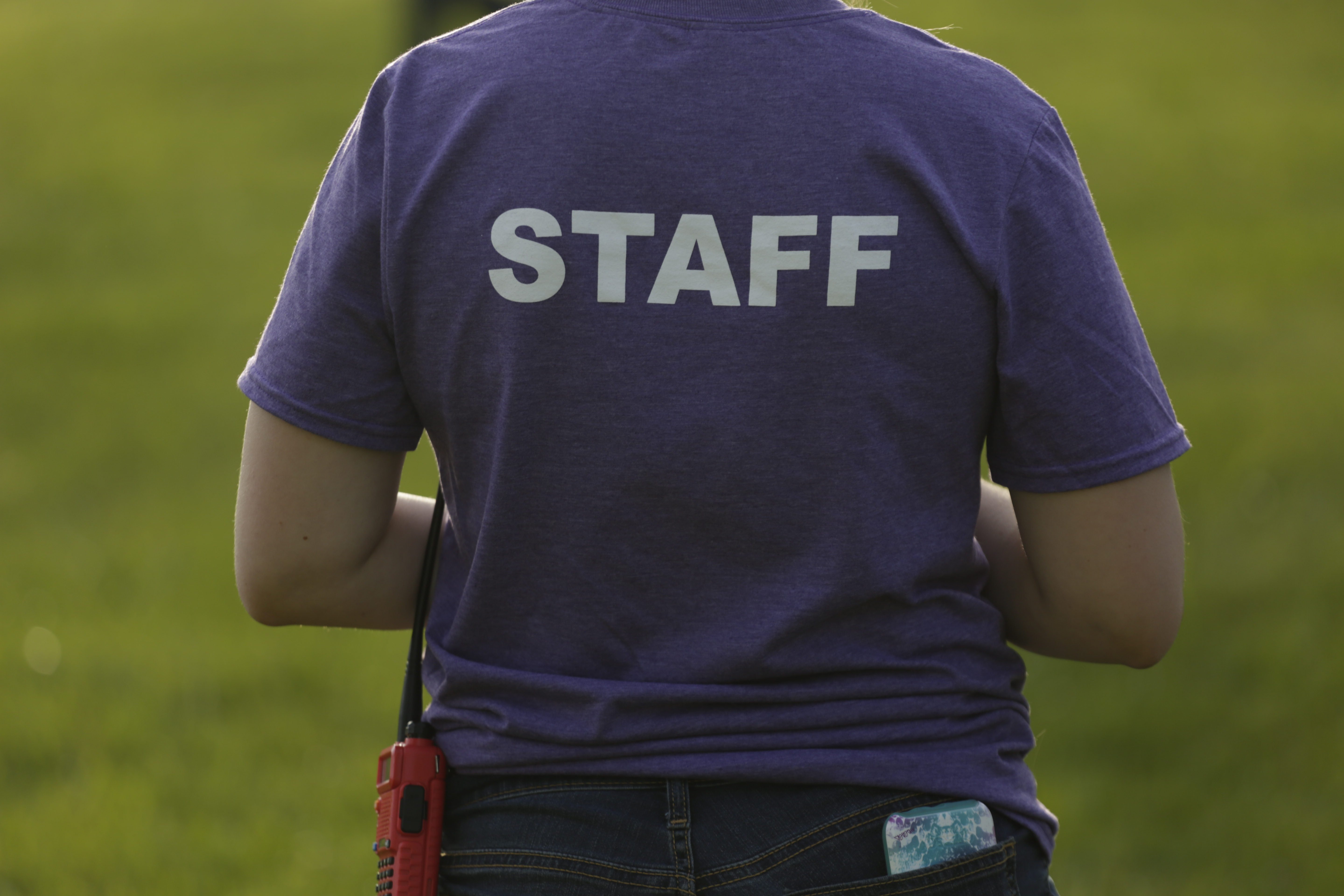 Staff T-shirt back